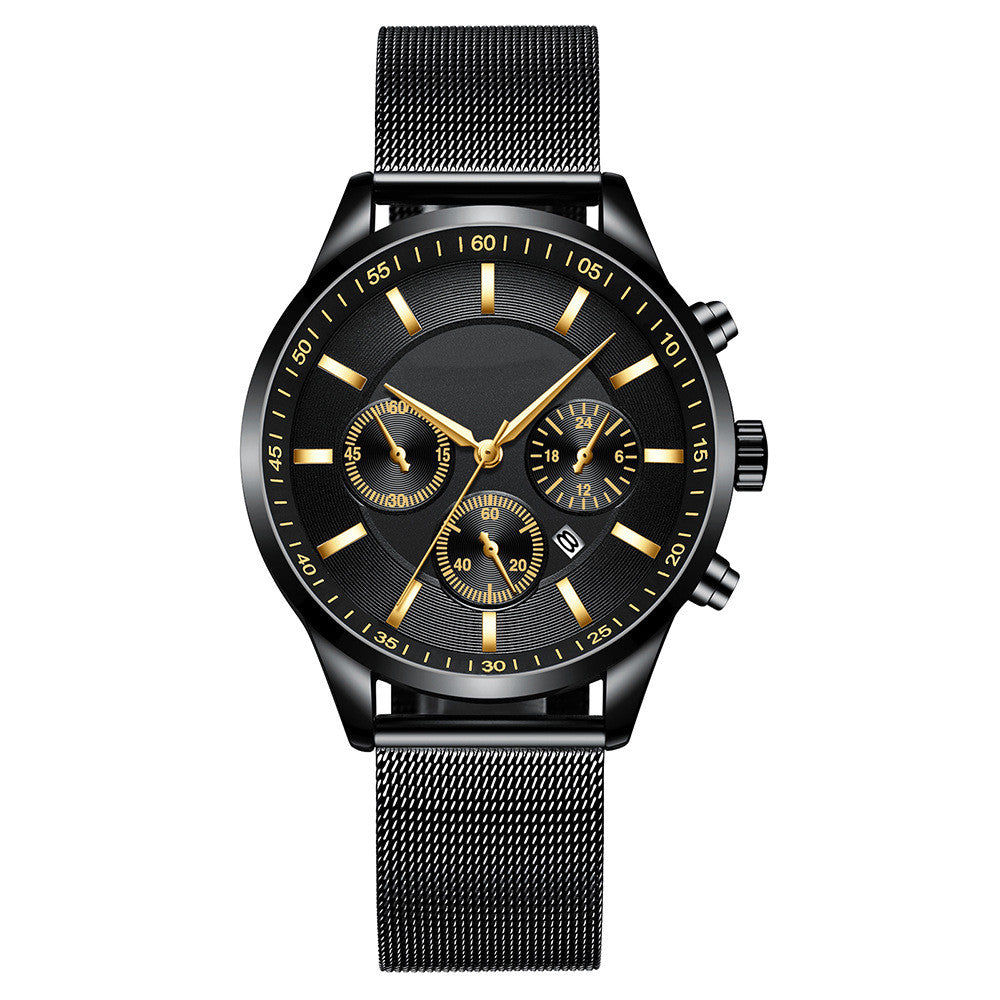 Orologio uomo mesh impermeabile