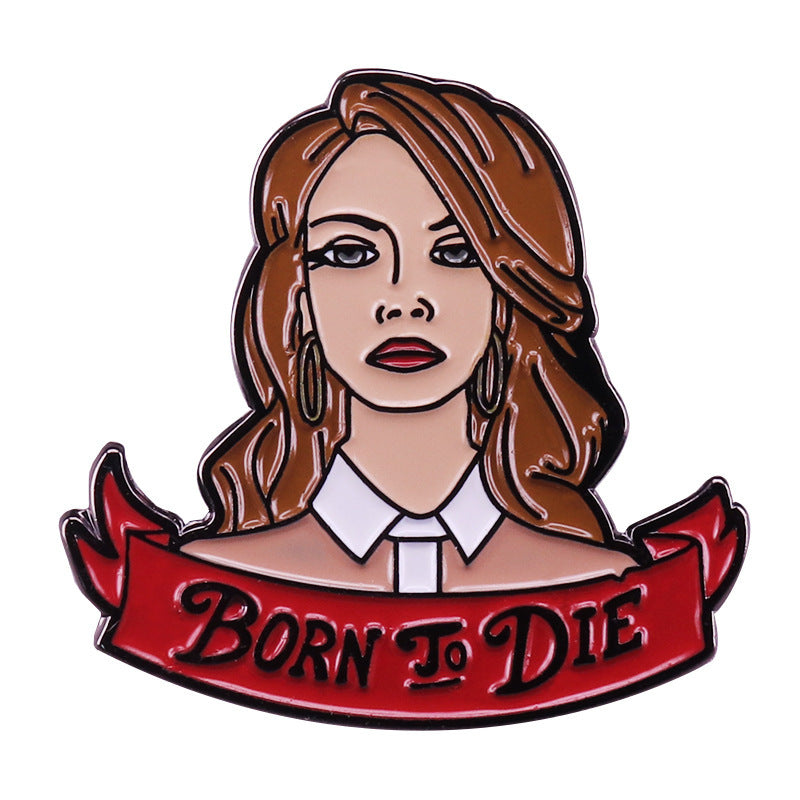Spilla nota musicale in metallo
