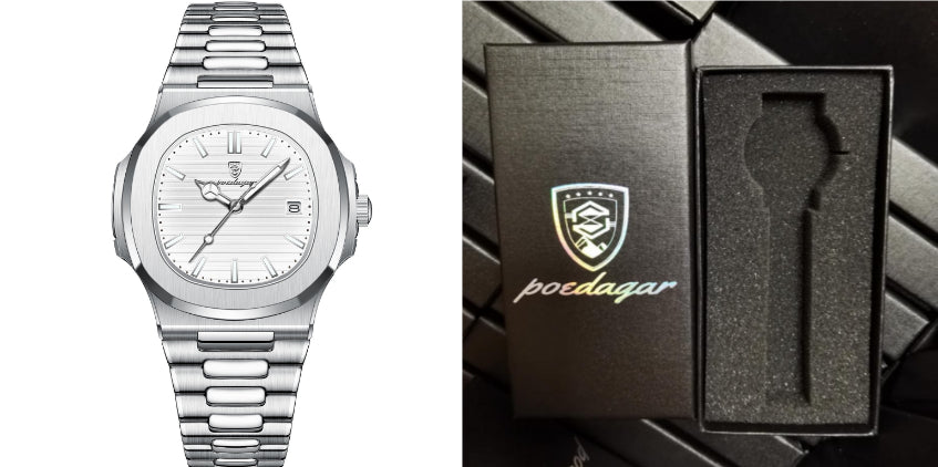 Orologio quarzo sottile impermeabile