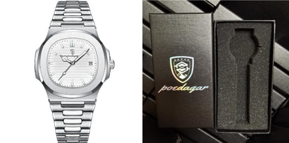 Orologio quarzo sottile impermeabile