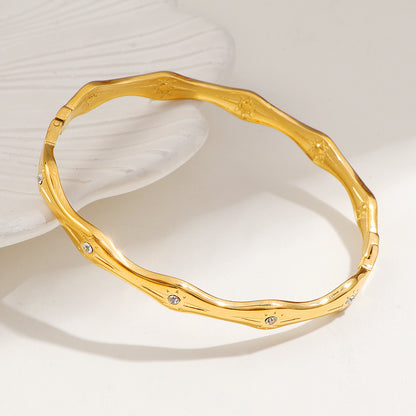 Bracciale acciaio titanio con fibbia