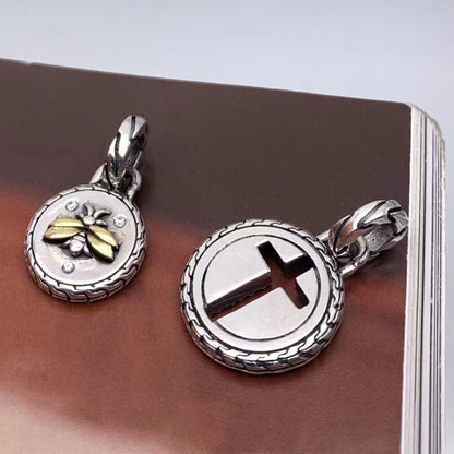 Collana argento croce