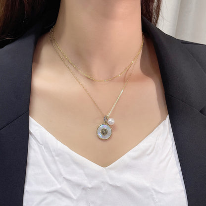 Collana perla barocca argento 925