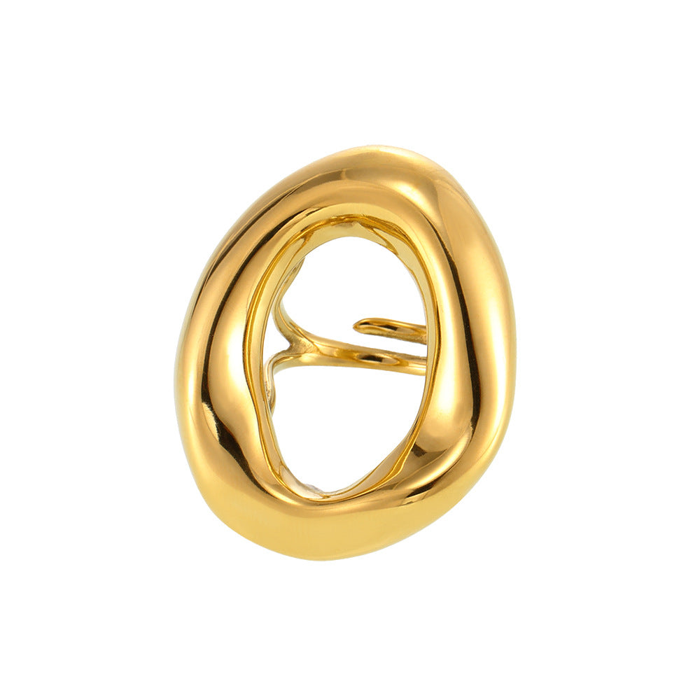 Anello minimalista irregolare
