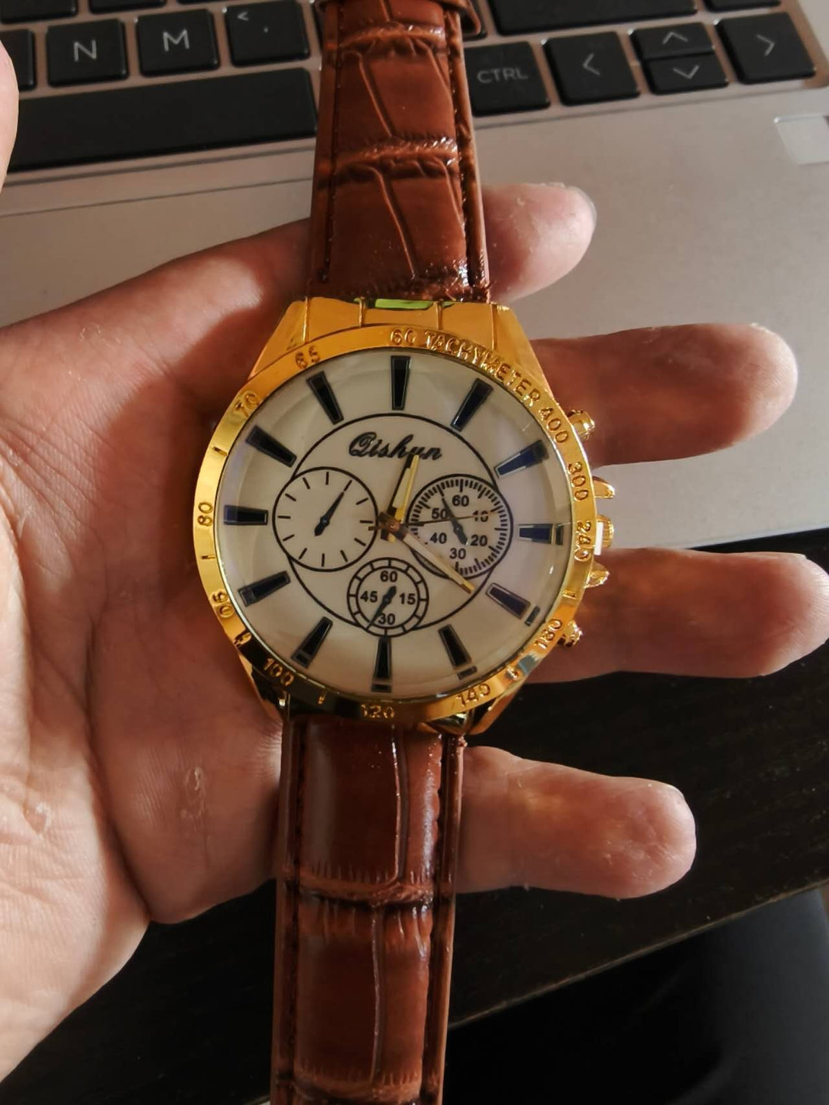 Orologio sportivo pelle da uomo cinturino