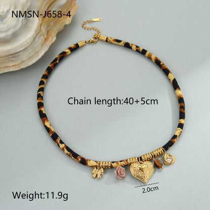 Collana Motivo Leopardato