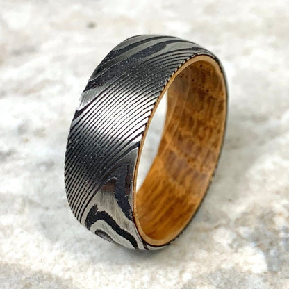 Anello Corna di Cervo Grigio