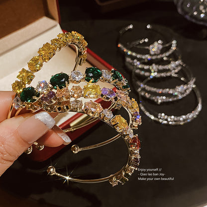 Bracciale Doppio Fiore Zircone