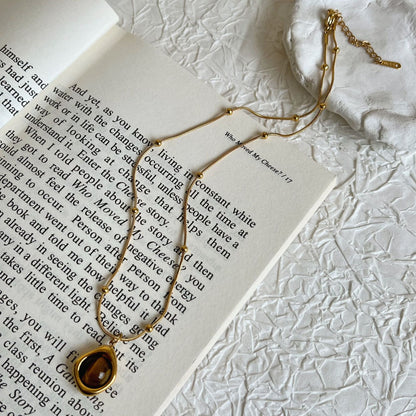 Collana occhio di tigre donna