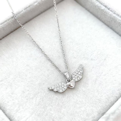 Collana ali angelo cuore