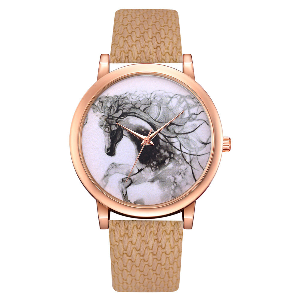 Orologio quarzo rafia