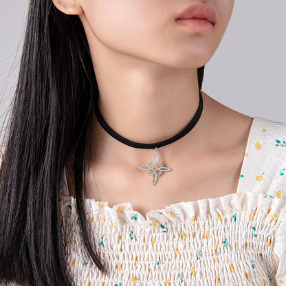 Collana choker nodo celtico