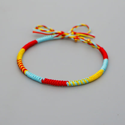 Bracciale natalizio corda