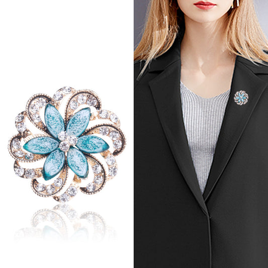 Spilla fiore stile retro