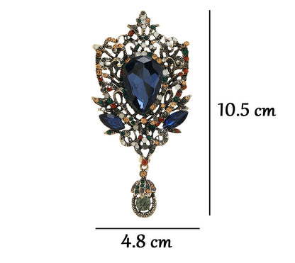 Spilla strass goccia
