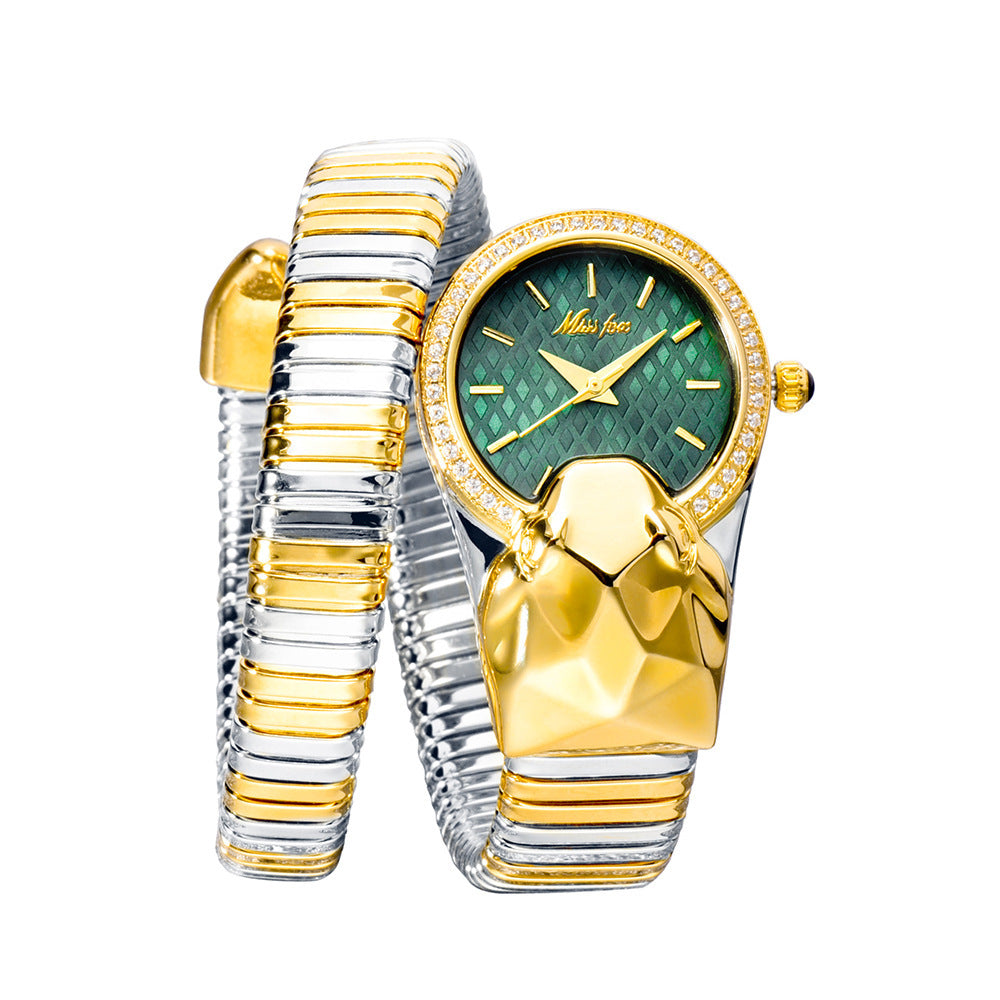 Orologio Serpente Cristalli