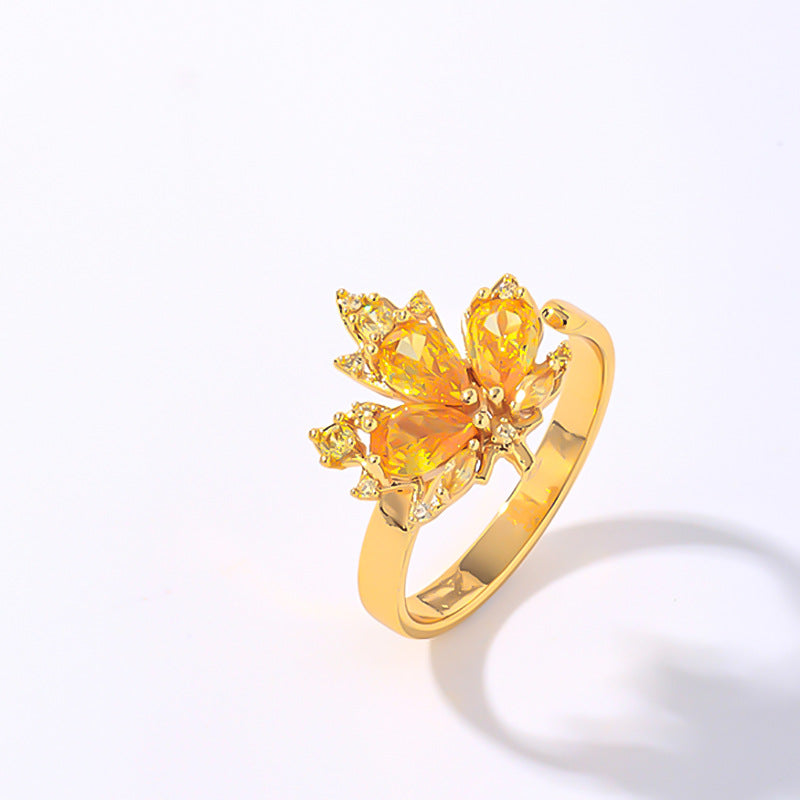 Anello Foglia d'Acero