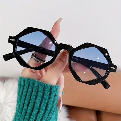 Occhiali da sole poligonali UV