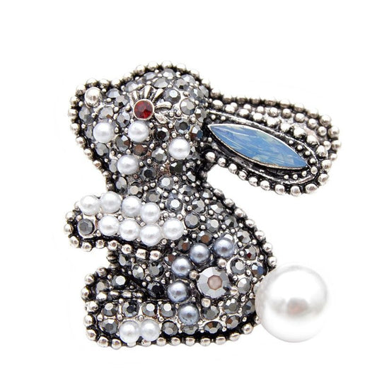 Spilla coniglio diamante