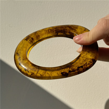 Bracciale fiori resina