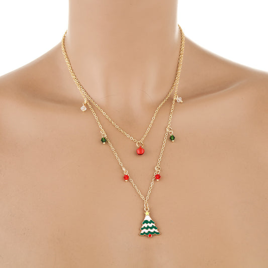 Collana campana fiocco neve