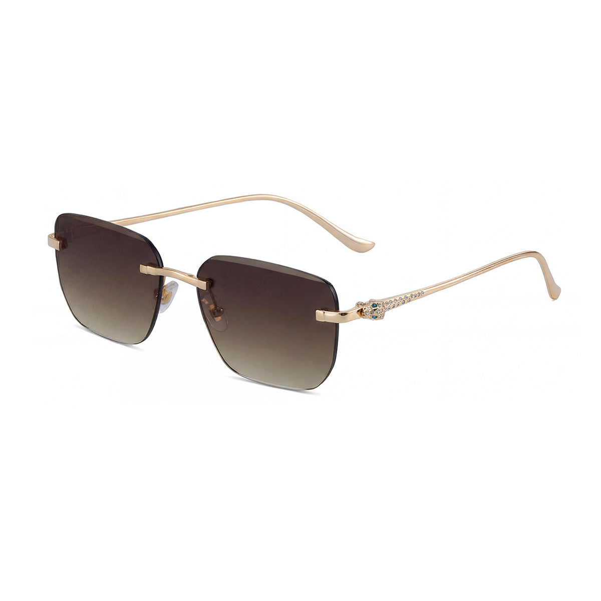 Occhiali da sole quadrati rimless