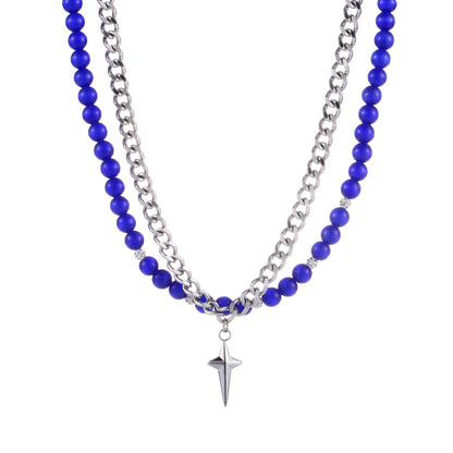 Collana stella occhio di gatto