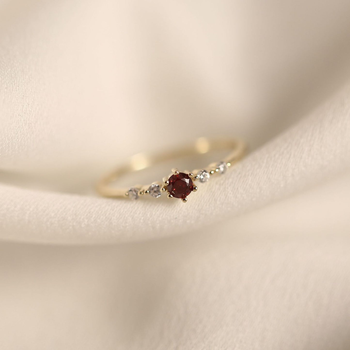 Anello diamante oro bianco