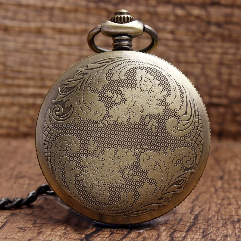 Orologio da tasca teschio ceramica