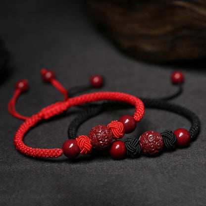 Bracciale cinabro zodiaco