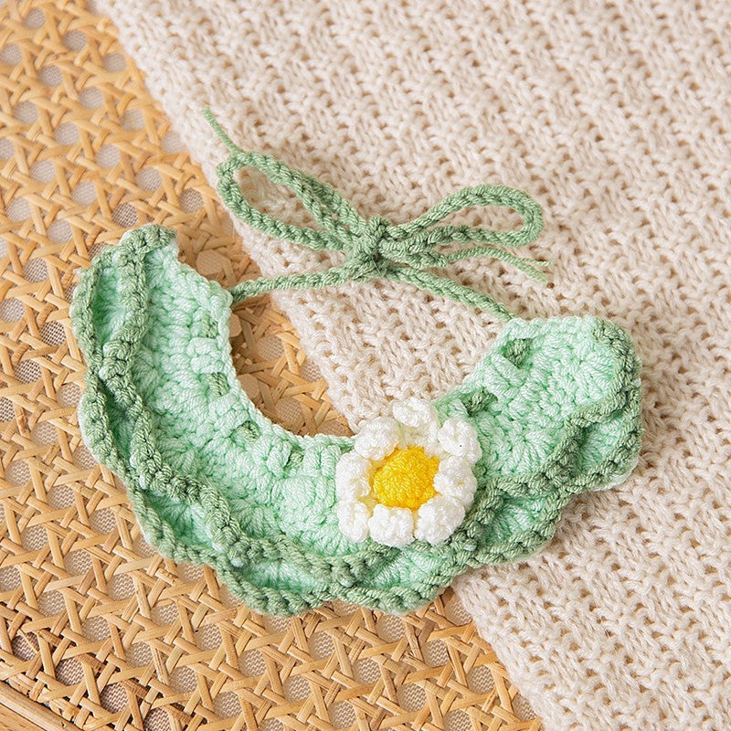 Collana gatto tessuta