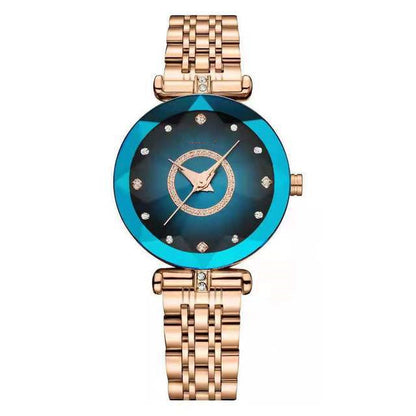 Orologio in acciaio con cristalli