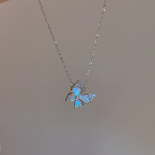 Collana farfalla zirconi