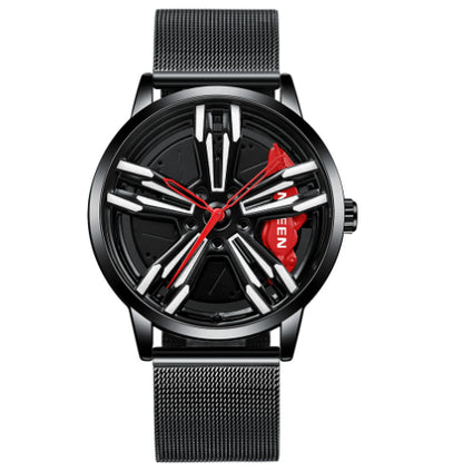 Orologio uomo tema locomotiva