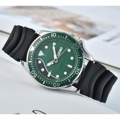 Orologio calendario doppio da uomo