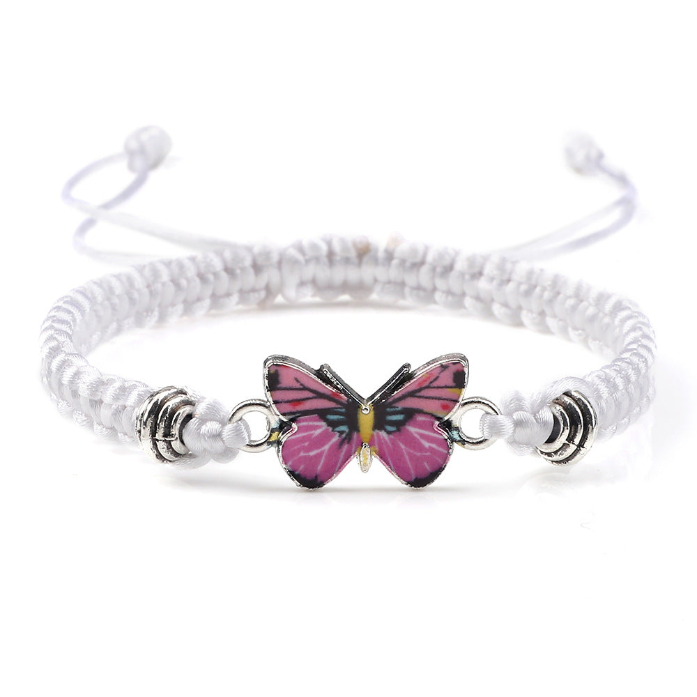 Bracciale Intrecciato Farfalla
