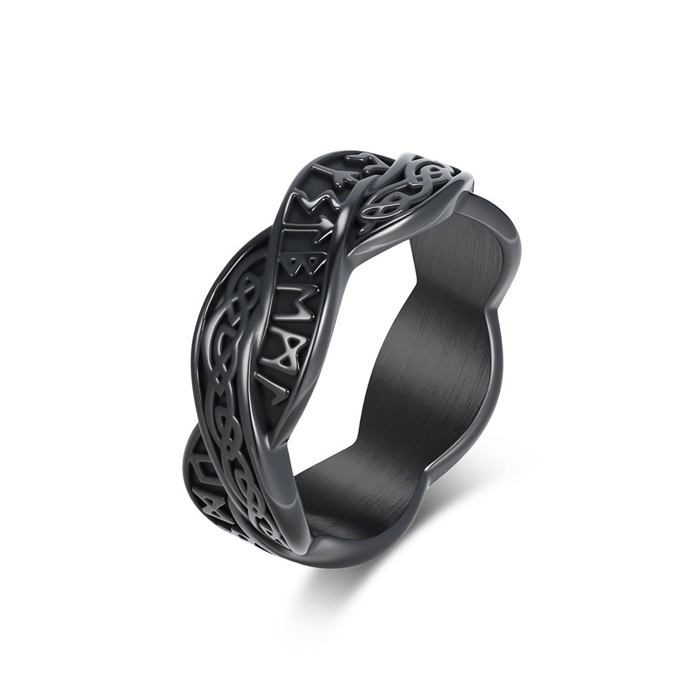 Anello nodo vichingo eterno