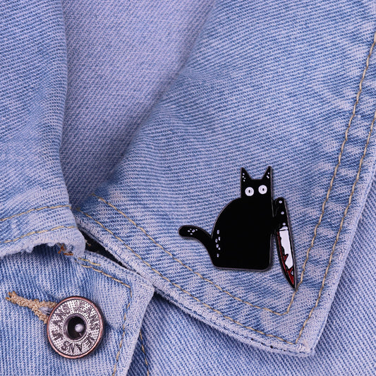 Spilla Gatto Halloween