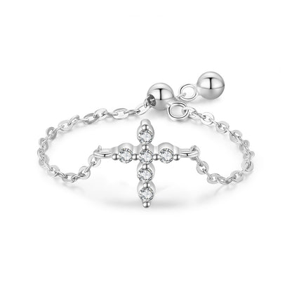 Anello farfalla zirconi diamante