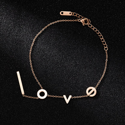 Bracciale e cavigliera LOVE
