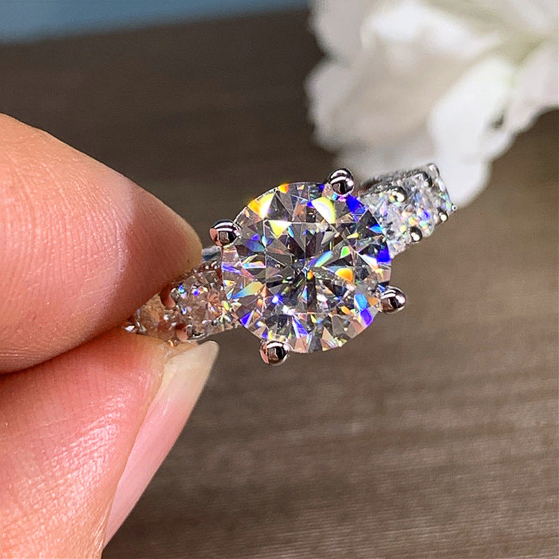 Anello rame zircone da donna