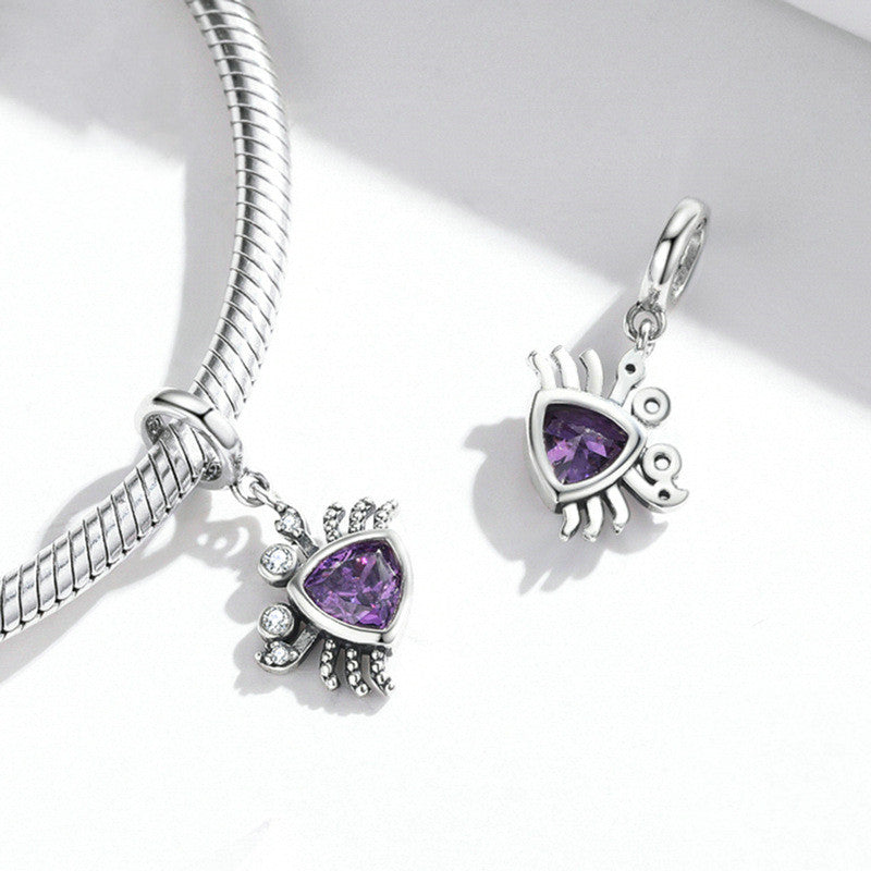 Ciondolo Marino Zircone Viola