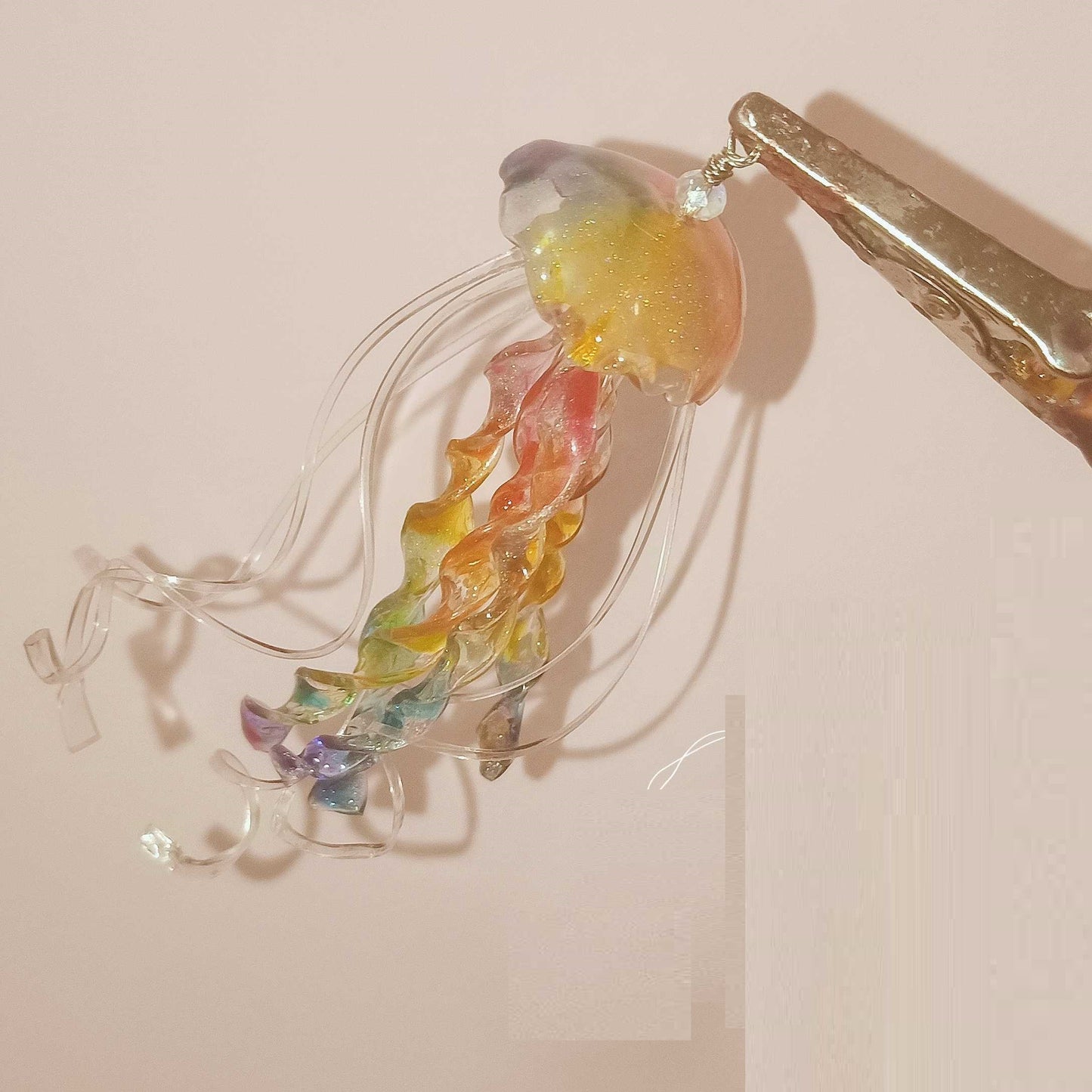 Orecchini medusa arcobaleno