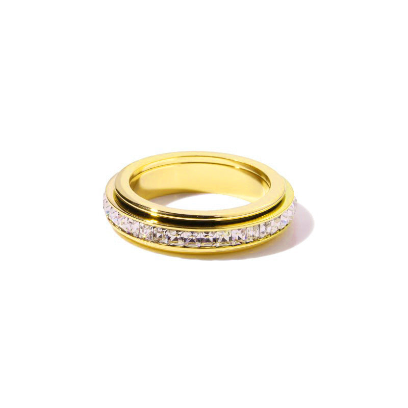 Anello Quadrato diamante