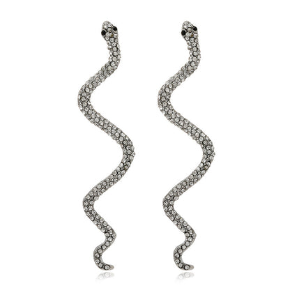 Orecchini serpente in diamanti