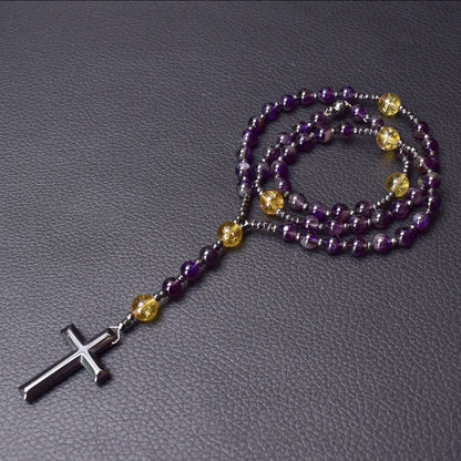 Collana croce religiosa da uomo