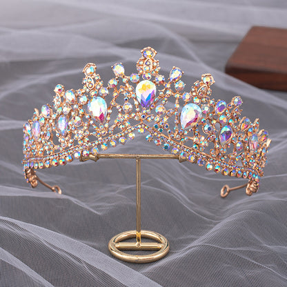 Tiara Barocca con Strass da Donna