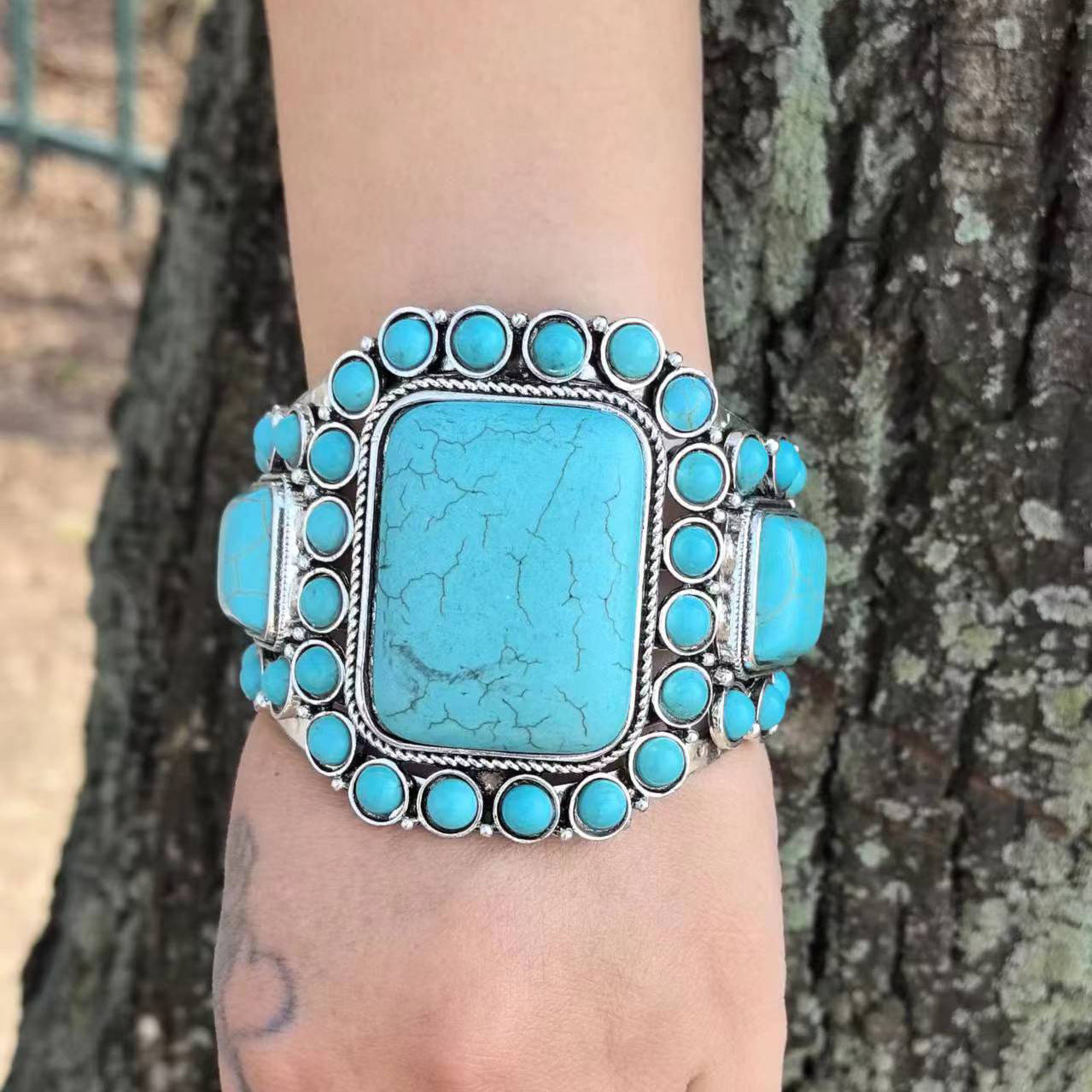 Braccialetto Turchese Bohemien