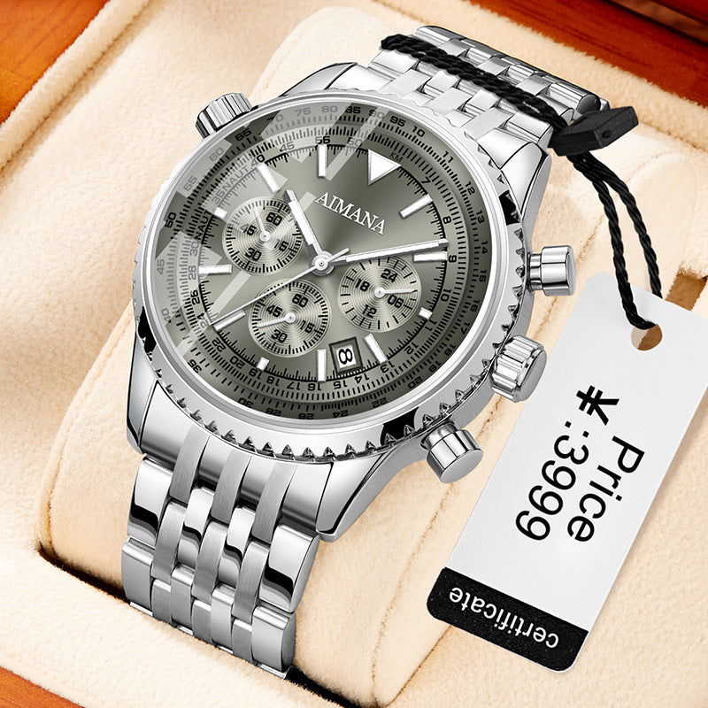 Orologio uomo cronografo al quarzo