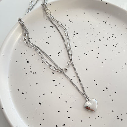 Collana gemelli titanio